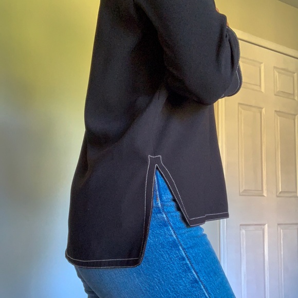 Oversized black Zara shirt - Picture 2 of 4